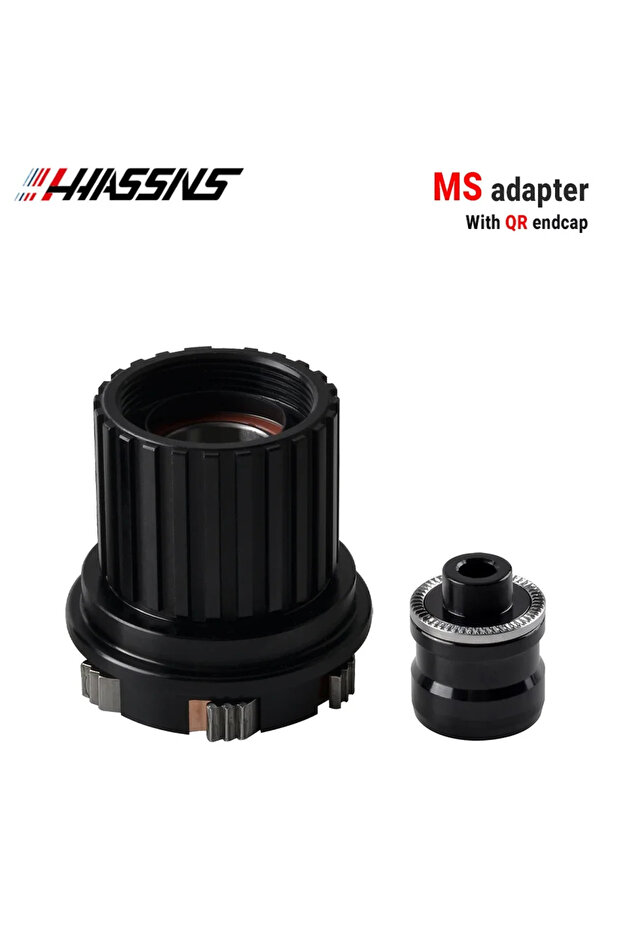 غطاء نهاية MS وQR من HASSNS PRO7 محول محور الدراجة HG/XD/MS غطاء نهاية QR/THRU لمحرك الدراجة