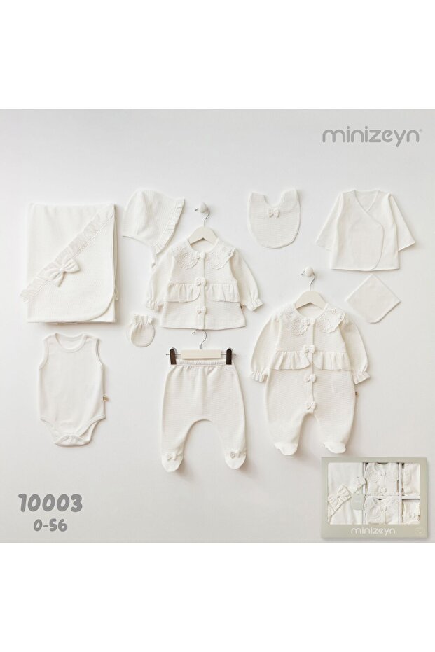 طقم شريط منقوش مكون من 10 قطع (حديثي الولادة) mz10003
