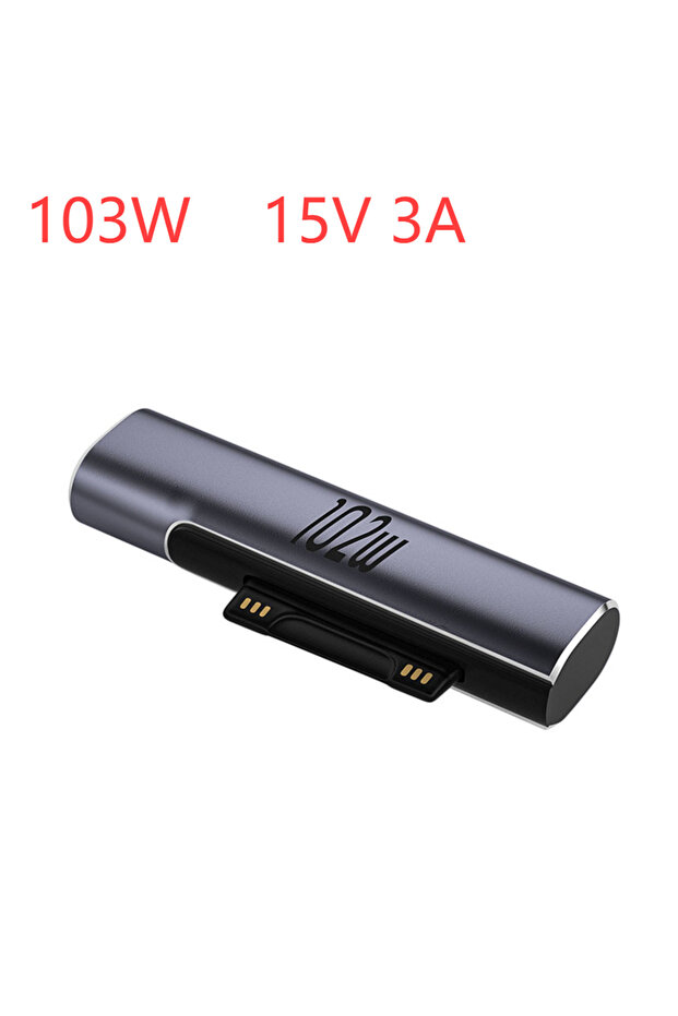 محول قابس شحن سريع 102 واط 102 واط 6.8 أمبير PD لجهاز Microsoft Surface Pro X 8 7 6 5 4 3 Go Book USB C