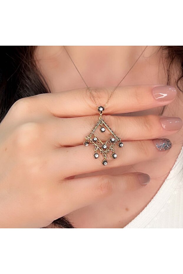 Telkari Elmas Kolye Elk39 - 3