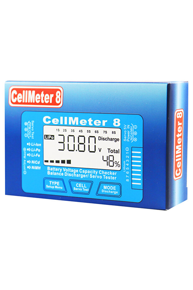 Choice Cellmeter8 RC CellMeter-7 Digital Battery Capacity Checker LiPo ...