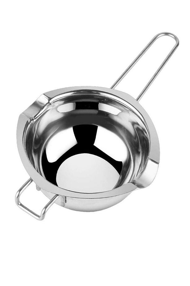 304 Çelik 600 ml Kulplu Benmari Çikolata Eritme Çırpma Kabı cin868 - 1
