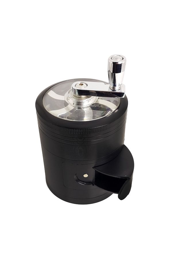Boşaltıcılı Çevirmeli 60mm. Tütün Baharat Herbal Parçalayıcı Pt92 - 1