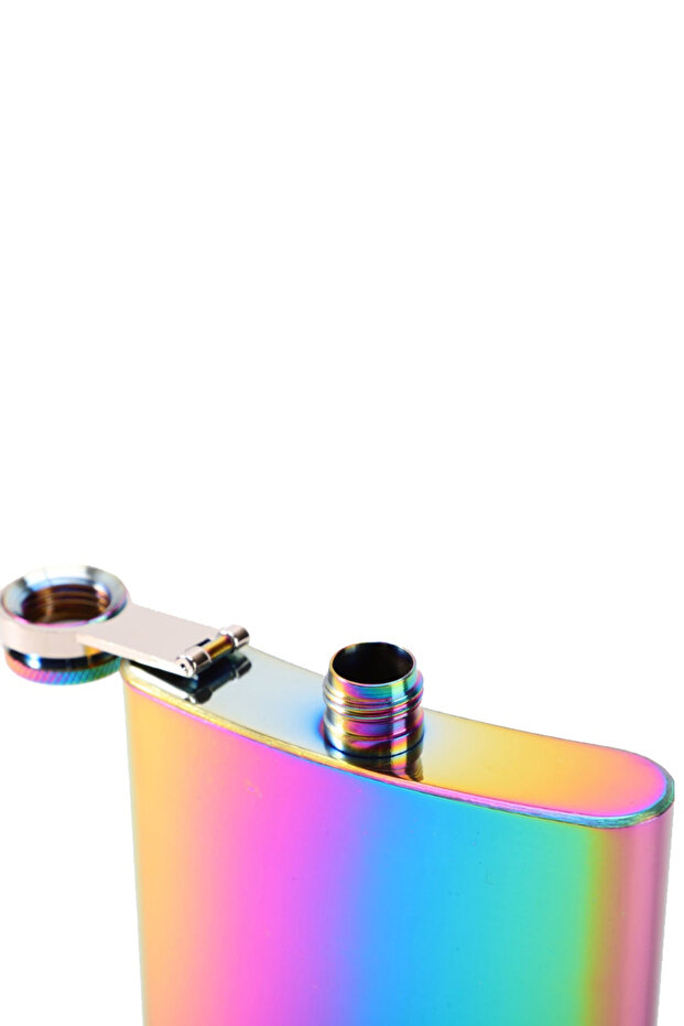 Çelik Multicolor 6 oz 180 ml İçki Matarası py49ml - 5