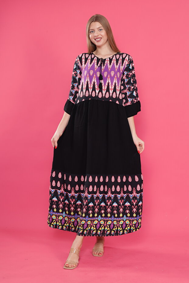 WOMEN'S SUMMER SHORT-SLEEVE DRESS