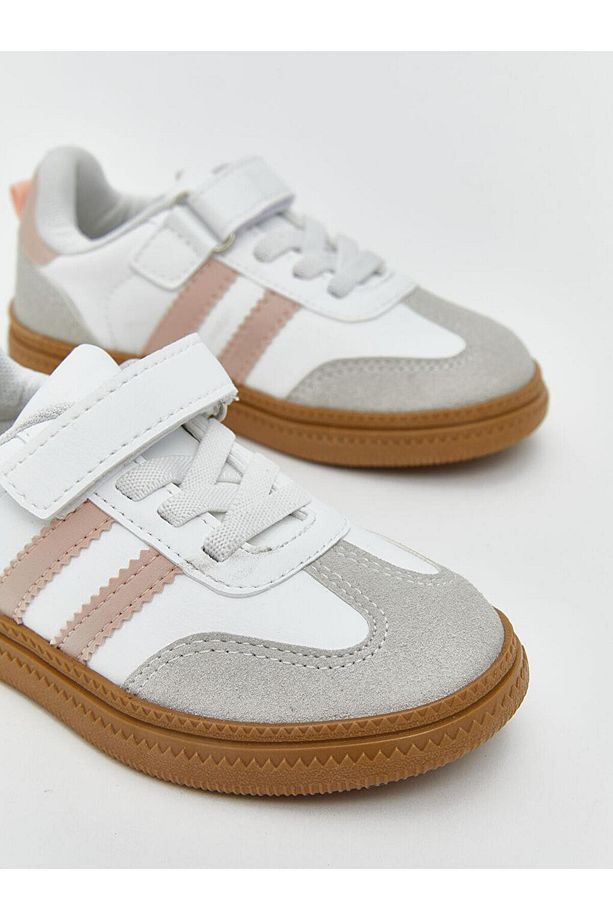 LCW STEPS Bağcık ve Cırt Cırtlı Kız Bebek Spor Ayakkabı - 3