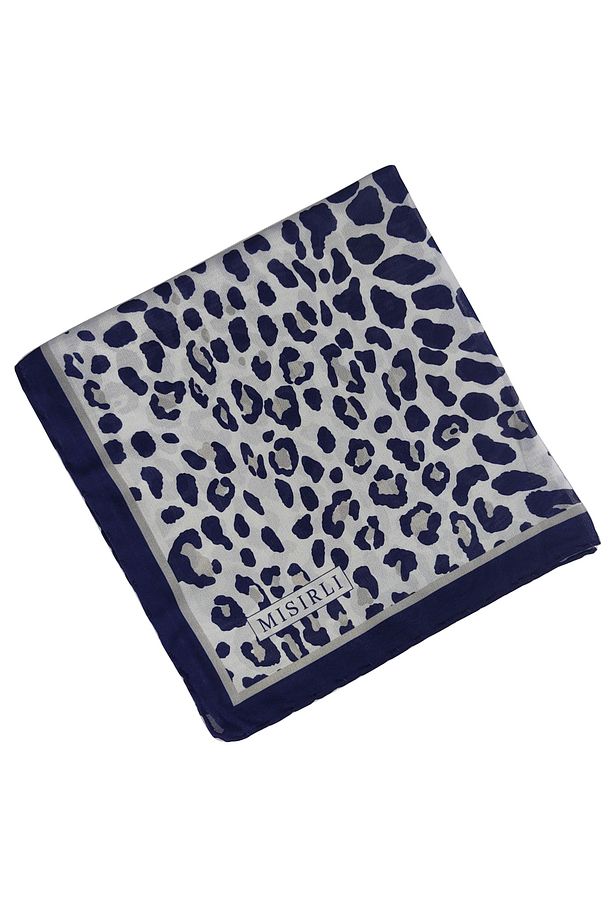 Mısırlı Eşarpları Leopar Desenli Star Krep Eşarp - 2