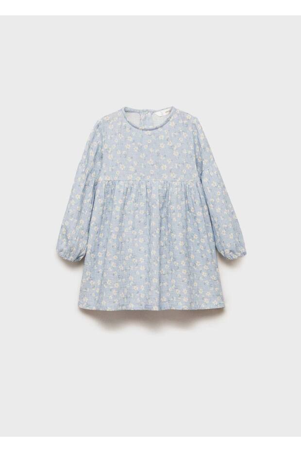 Çiçek desenli elbise - 1