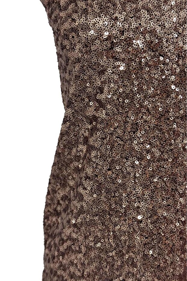 BRONZ PAYET ASKILI BLUZ - 3