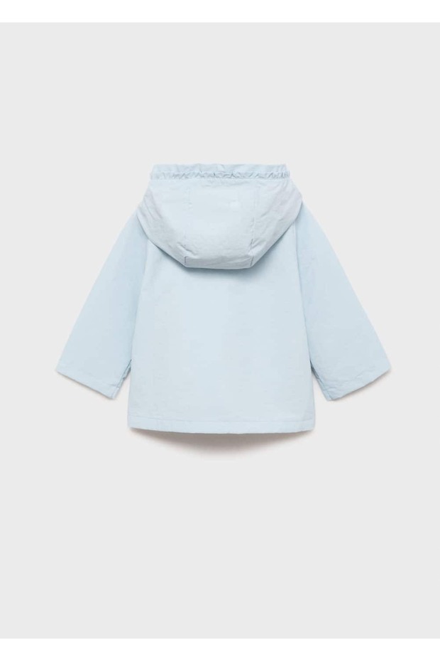 Kapüşonlu su geçirmez ceket - 4