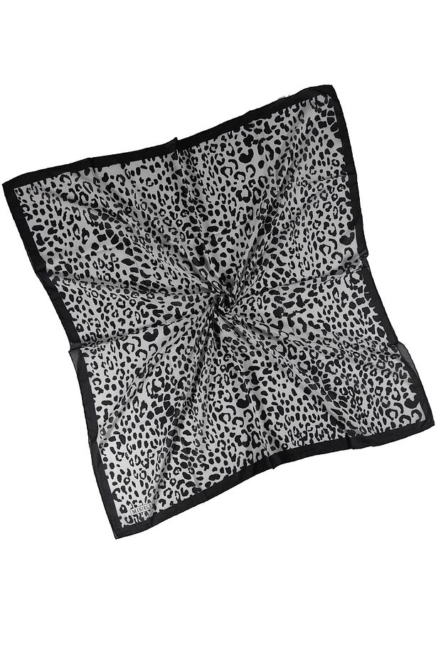 Mısırlı Eşarpları Leopar Desenli Star Krep Eşarp - 3