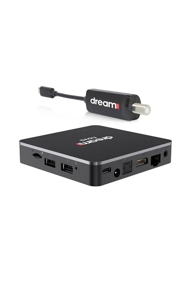 Nova 4K Google Lisanslı Android Tv Box + Dreamstar Type-C Dvbs Tuner - 4