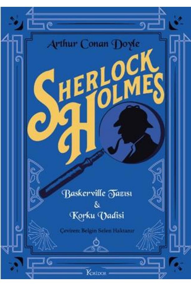 Sherlock Holmes : Baskerville Tazısı & Korku Vadisi (BEZ CİLT) - 1