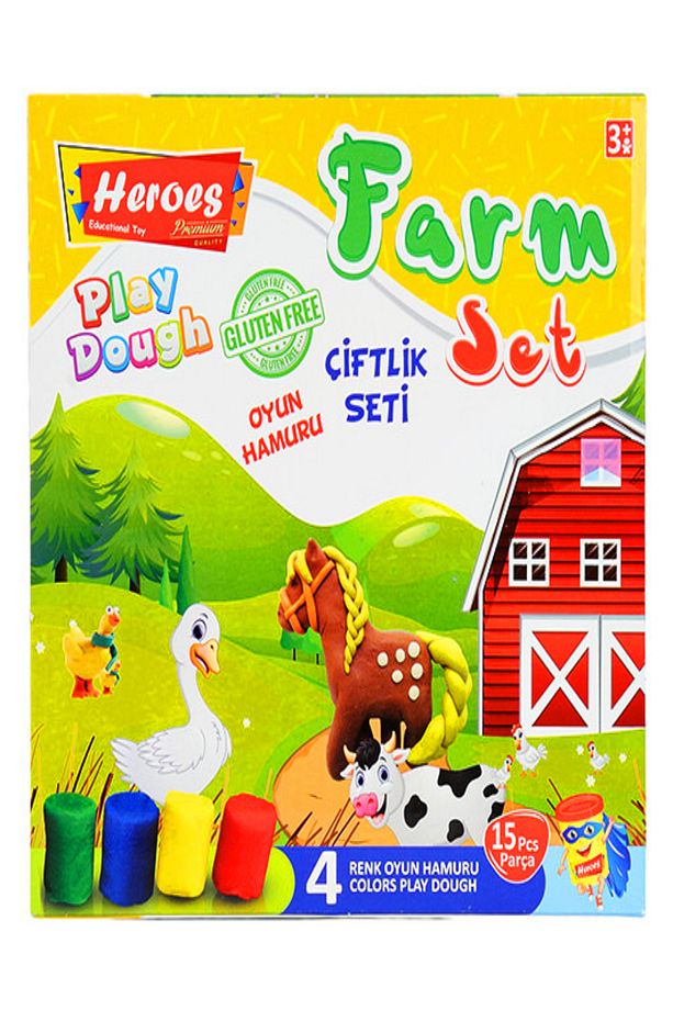 Çiftlik Oyun Hamuru ve hamur kalıbı seti - 2