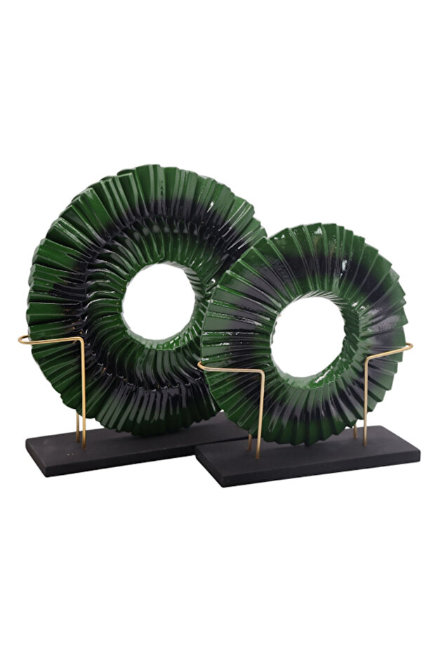 İKİLİ POLYESTER DİSK DEKOR - 2