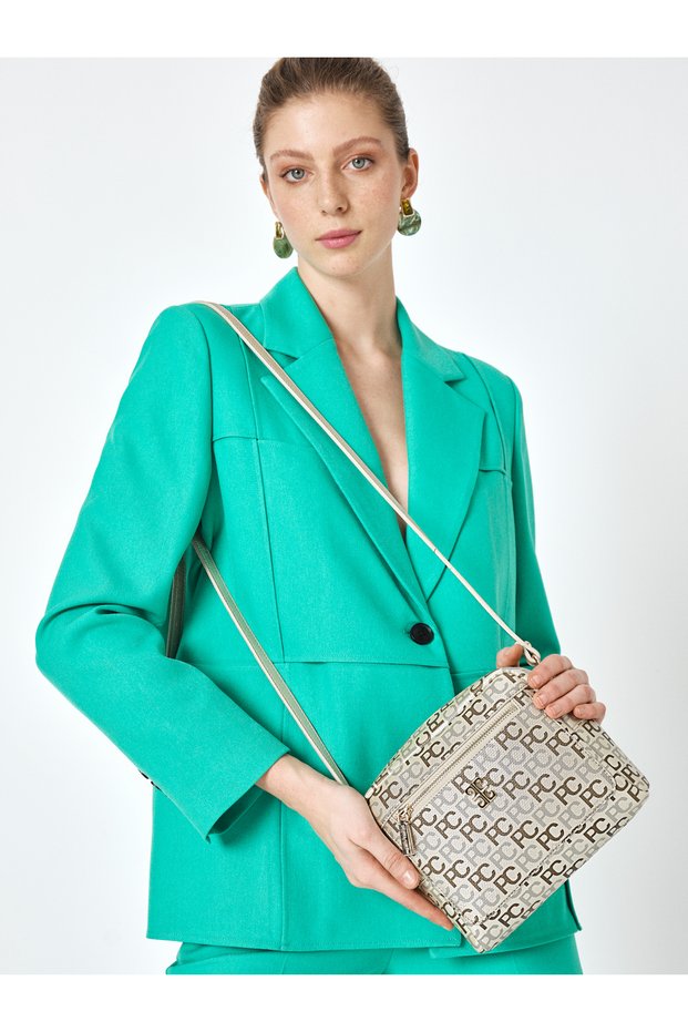 New Gold Tram Alphabet Women's Shoulder Bag 05Po25Y1880