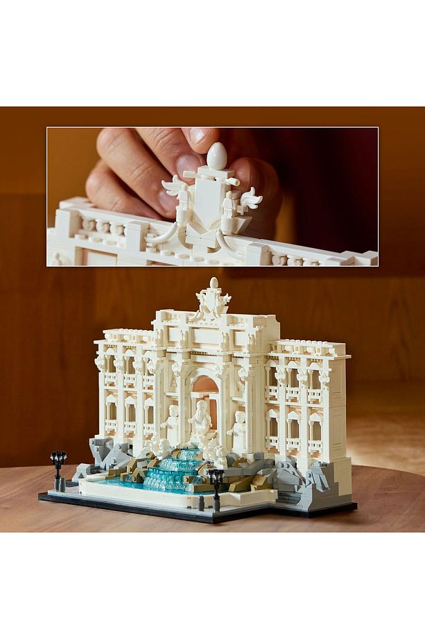 ® Architecture Trevi Çeşmesi 21062 - 18+ Dekoratif ve Sergilenebilir Model Yapım Seti (1880 Pr) - 9
