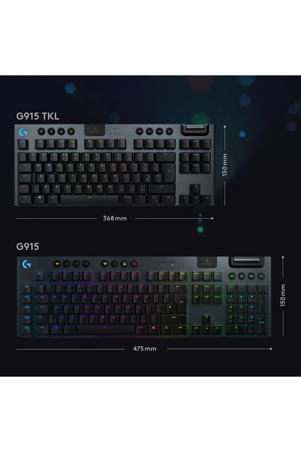 G915 TKL كربون لاسلكي يعمل باللمس - 5