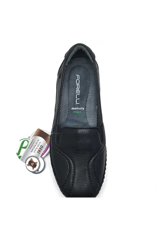 Anatomik Deri Siyah Ayakkabı 51302 - 4