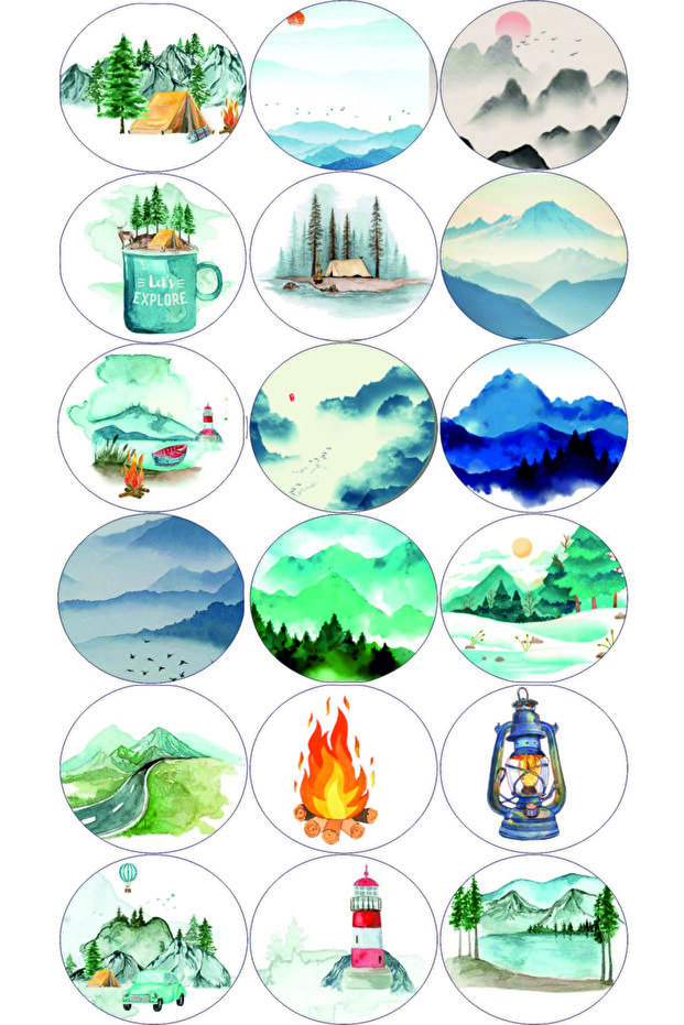 Nature Themed Sticker