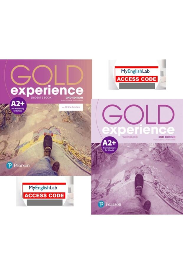 كتاب Gold Experience A2+ للطلاب + المصنف مع Myenglishlab (رمز الوصول عبر الإنترنت Lu)