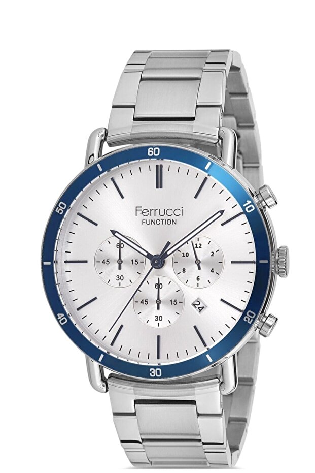 Men's Metallic Round Dial Wrist Watch Fc-13565M.01