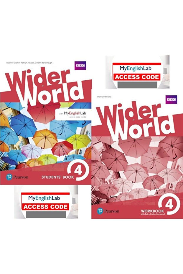 كتاب Wider World 4 للطلاب + المصنف مع Myenglishlab (رمز الوصول عبر الإنترنت Lu)