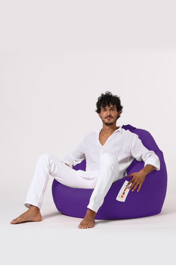 Premium Xxl Armut Koltuk Mor - 3