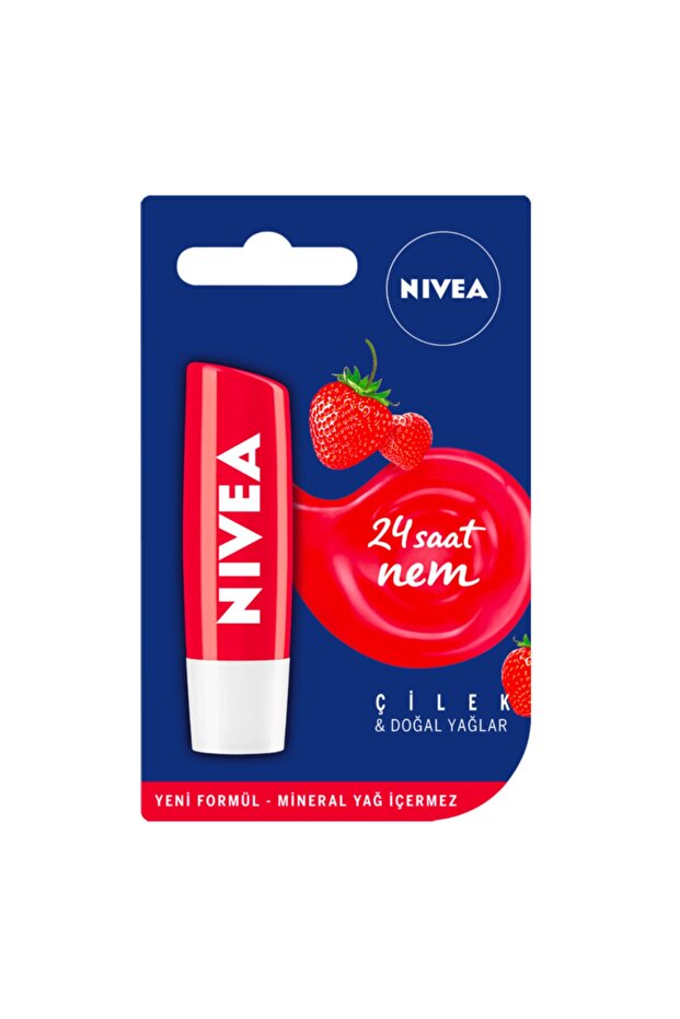 Çilek Dudak Bakım Kremi - 2