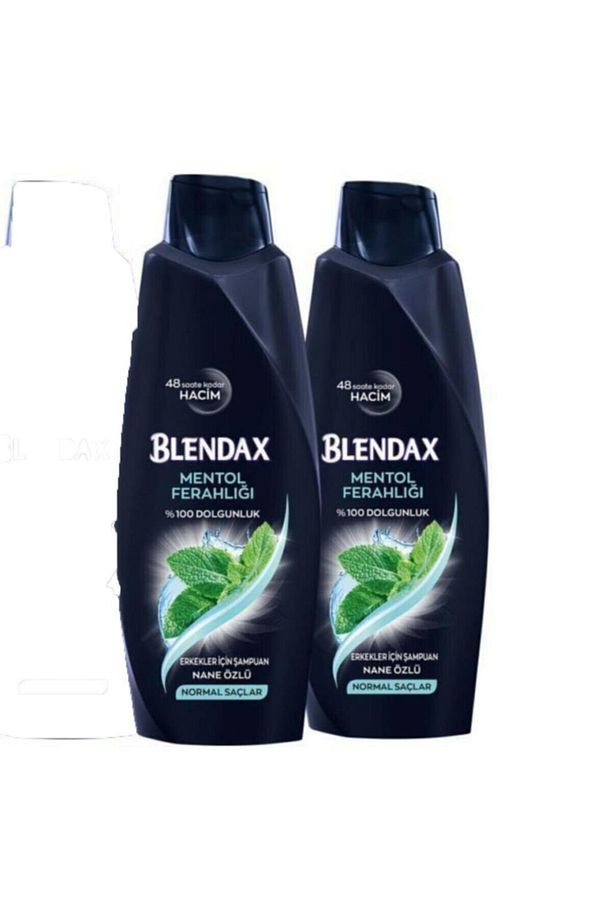 Erkekler Için Mentollü Şampuan 500 Ml X 2 Adet - 1