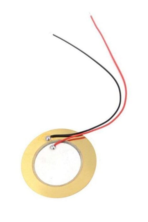 Piezo Disk - Kablolu - 35 Mm Çap - 1