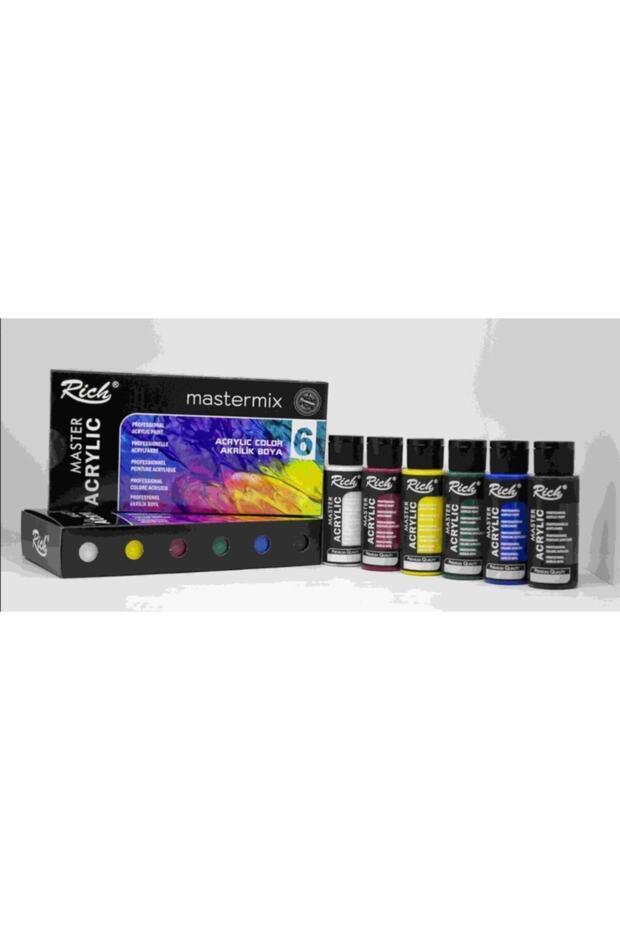 6lı 60cc Master Master Mix Akrlik Set