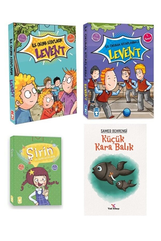 1. Class Levent Ilk Okuma Kitaplarım 1-2 and Şirin Ilk Okuma Kitaplarım Set