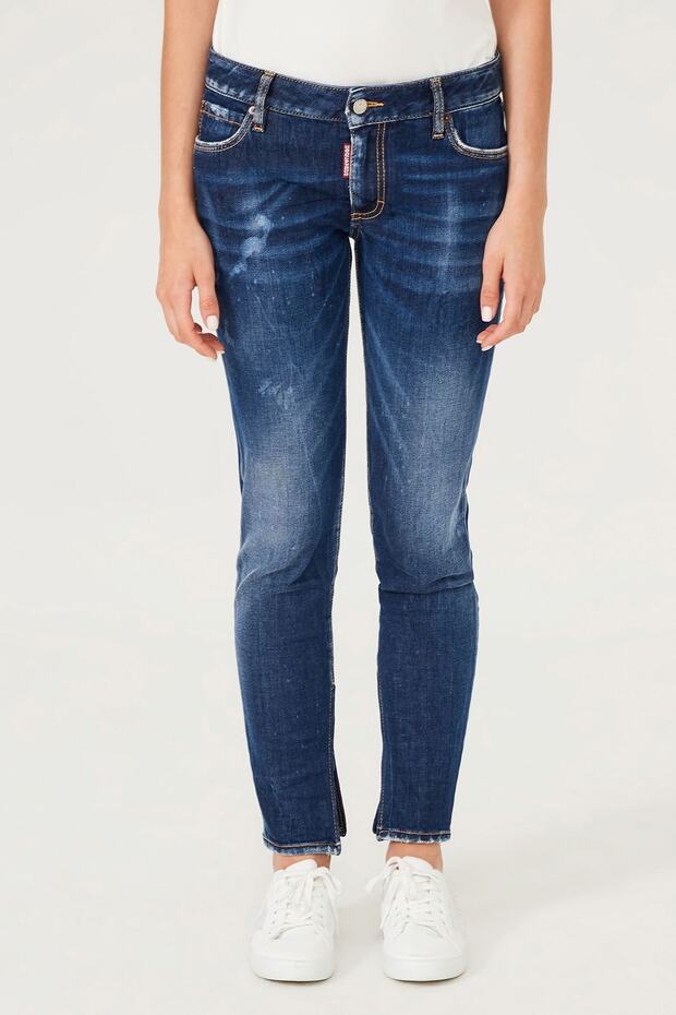 Dar Paça Kadın Jeans - 1