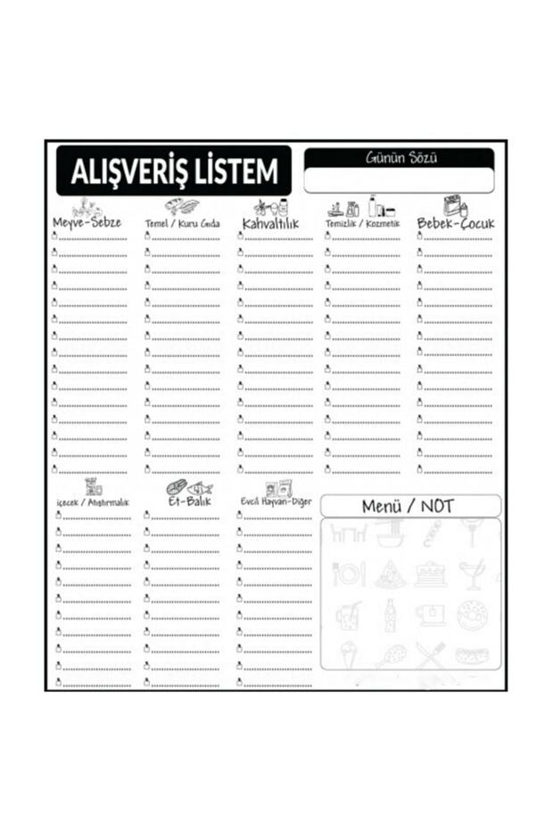Alış Veriş Listesi - 2