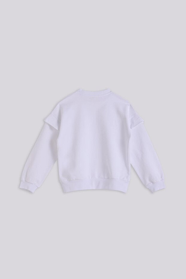 Білий світшот для дівчат BG Store - 6