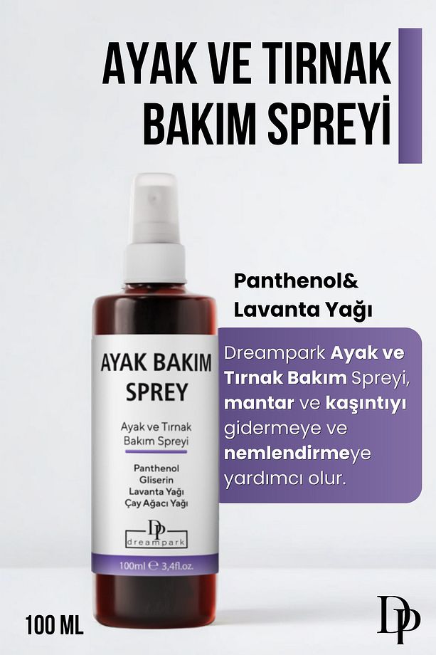 Ayak Ve Tırnak, Mantar, Kaşıntı, Koku Gidermeye Yardımcı Ayak Ve Tırnak Bakım Spreyi 100 ml - 1
