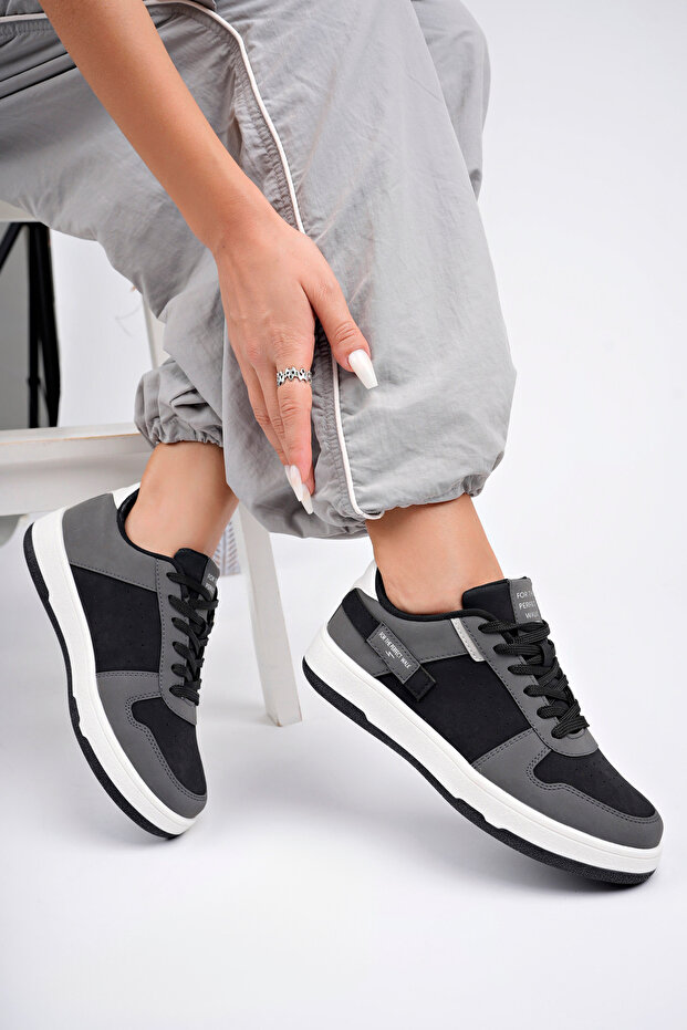 Black Women's Casual Sneakers Shoes