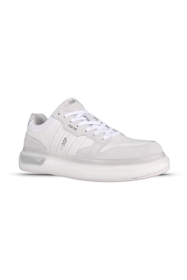 Men's White 242-1869 Mp Men's Sports Casual Daily Shoes 242-1869Mr-004