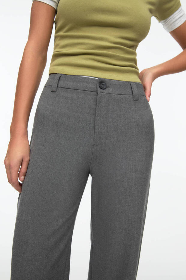 Straight Kumaş Pantolon - 4