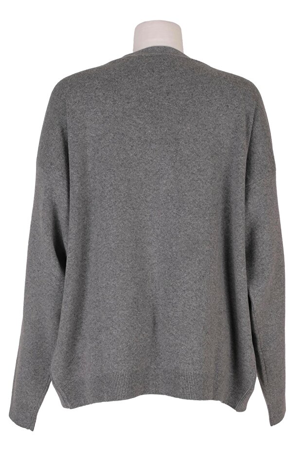 Over Size Triko Hırka - 4