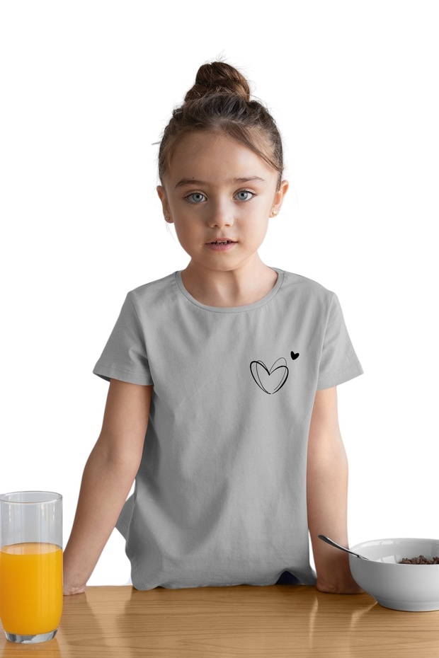Children's Crew Neck Printed Short Sleeve T-Shirt