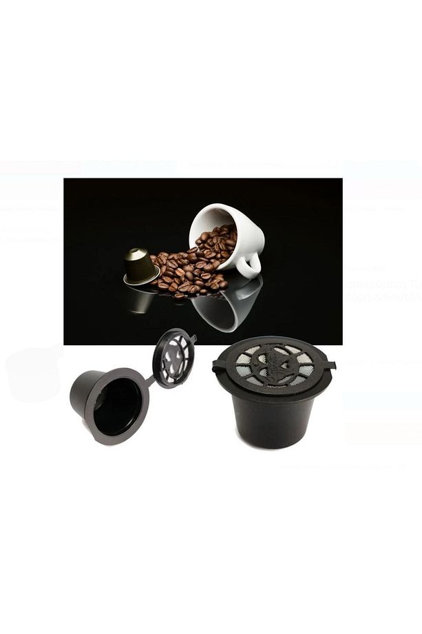 NESPRESSO MAKİNELERİ İLE UYUMLU YENİDEN KULLANILABİLİR KAPSÜL KAHVE APARATI - 3