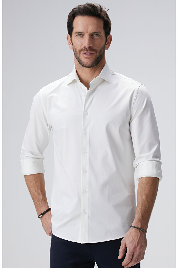 N-Tech Beyaz Gömlek - 1