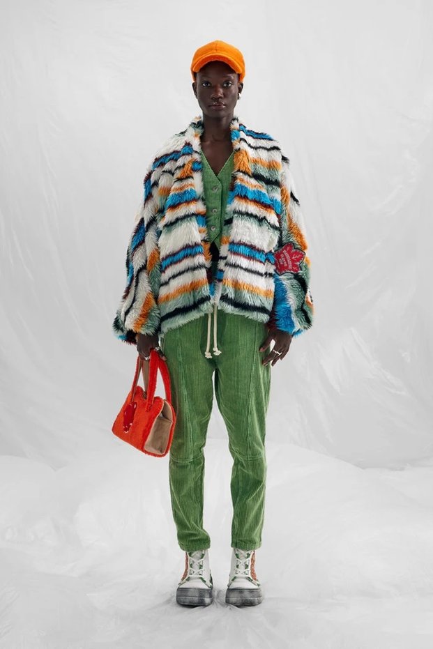 Multicolored Coat 14485