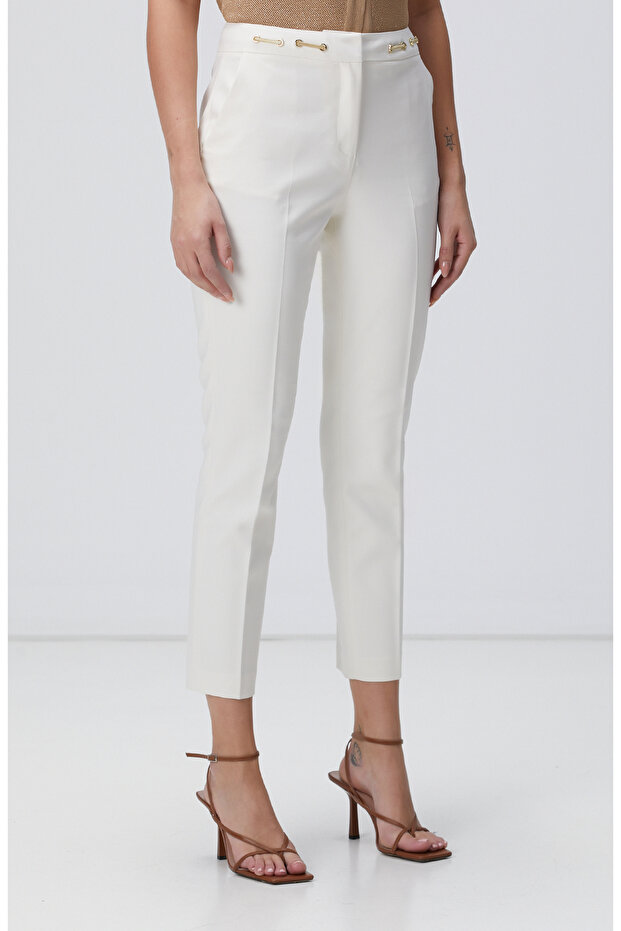 Kırık Beyaz Pantolon - 3