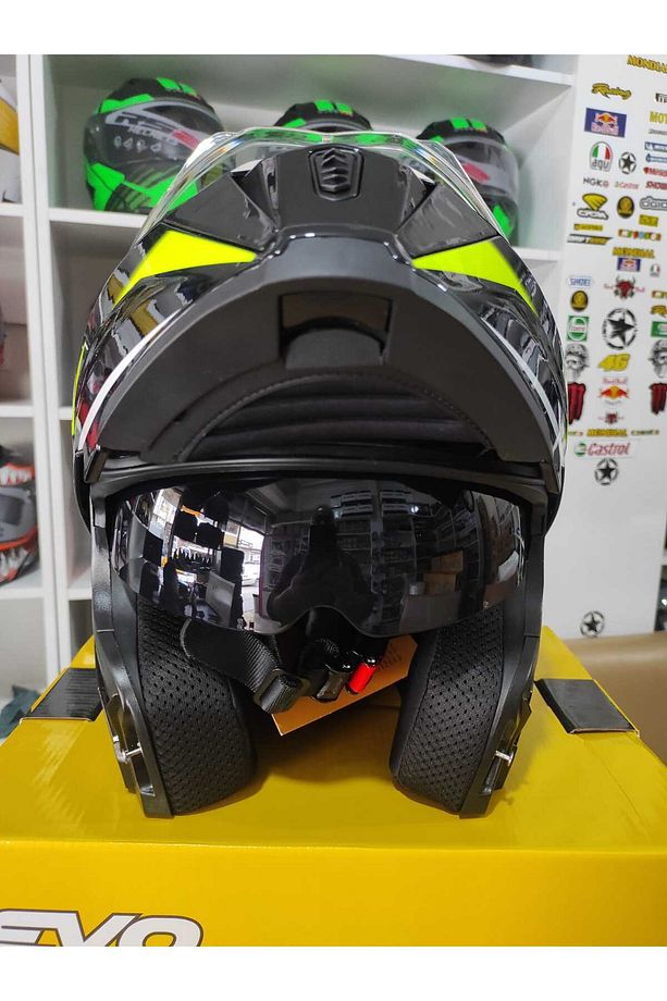 Çene Açılır Güneş Vizörlü Kask - 4