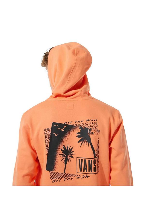 Palm Tree Po Erkek Turuncu Kapüşonlu Sweatshirt - 7