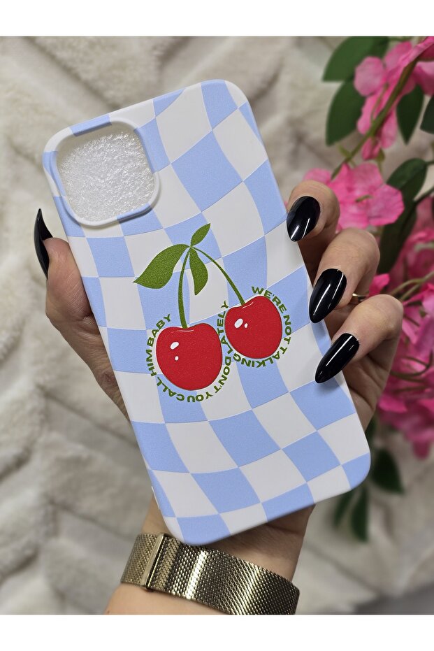 حافظة إطلاق آي فون 13/14 متوافقة مع آيفون 13/14 مطبوع عليها طبعة مخملية داخلية - 3