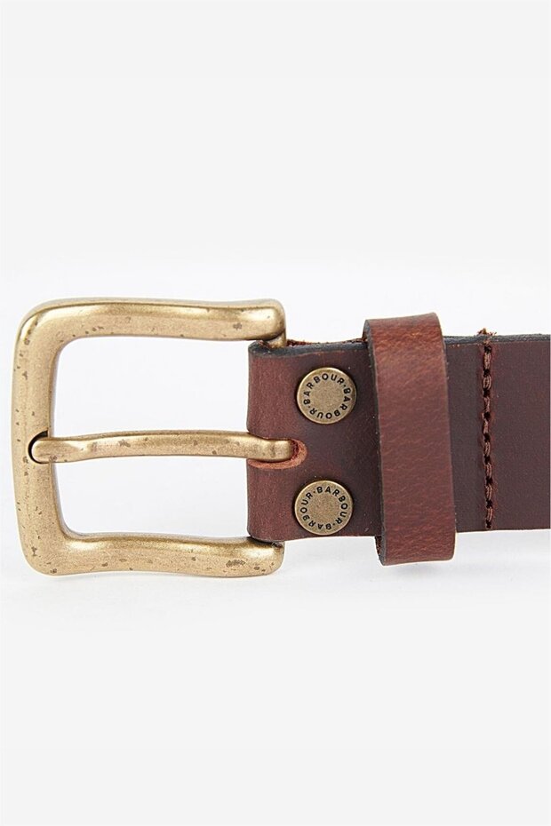 Double Rivet Kemer Br51 Dk Brown - 2